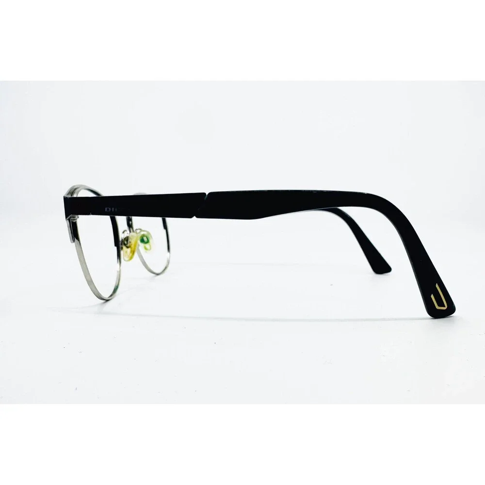 Diesel Eyeglasses Mens Black Round DL5236-3 001 49-19-140